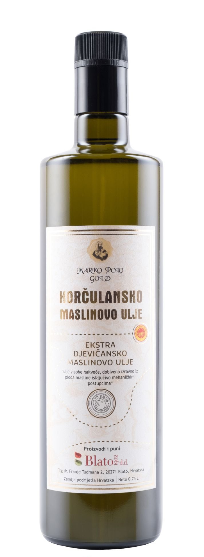 Korčulansko maslinovo ulje Marko Polo Gold_Blato 1902